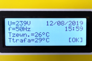 Podświetlany ekran LCD