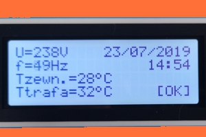 Podświetlany ekran LCD
