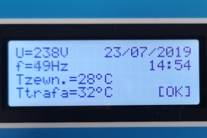 Podświetlany ekran LCD